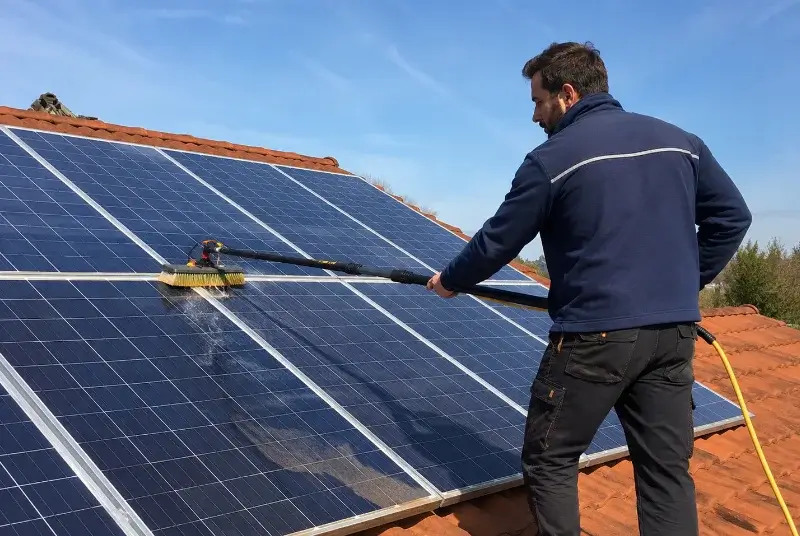Nettoyage et entretien de panneaux solaires à Aurel